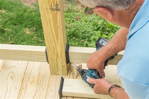 How To Install Deck Railing Between Posts