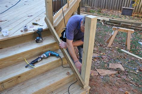 How To Install Deck Railing On Stairs