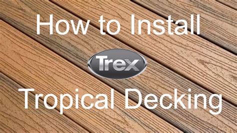 How To Install Trex Decking: Video Tutorial Overview