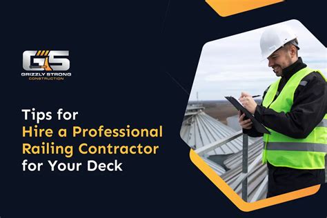 Tips For Hiring A Professional For Deck Railing Installation